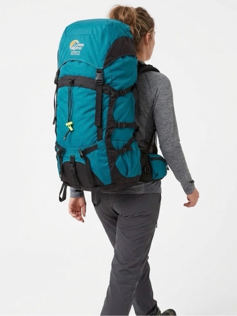 Lowe Alpine Backpacking Pack - Teal/Black